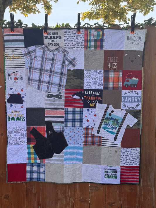 Custom memory quilts